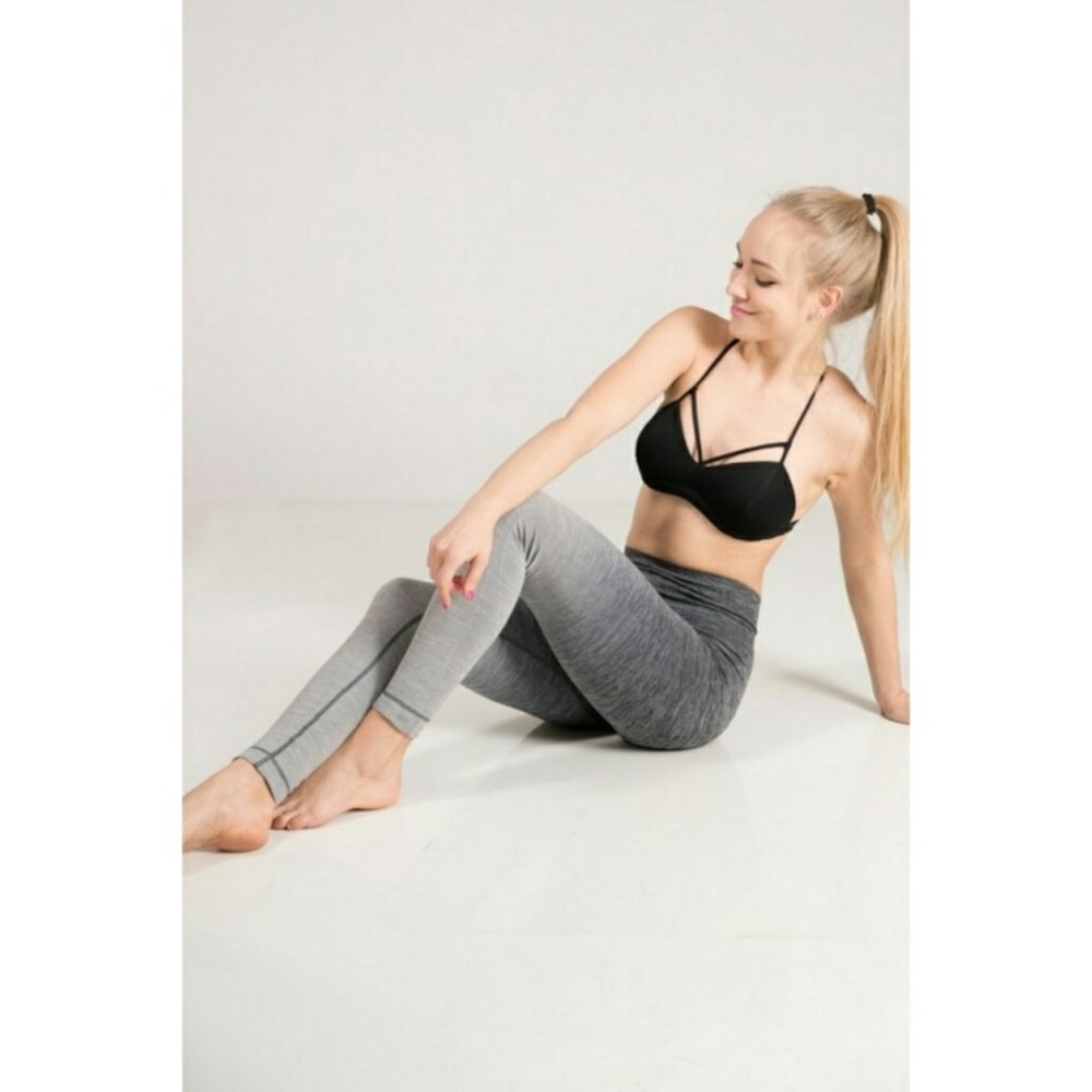 Grey One Size Workout Leggings